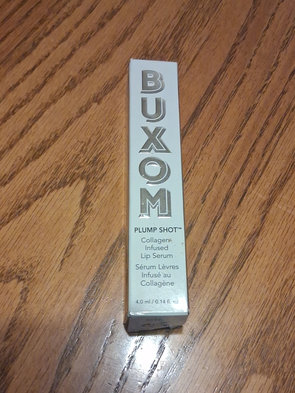 Buxom Plump Shot Lip Serum  Clear Filler- White & Silver Packaging